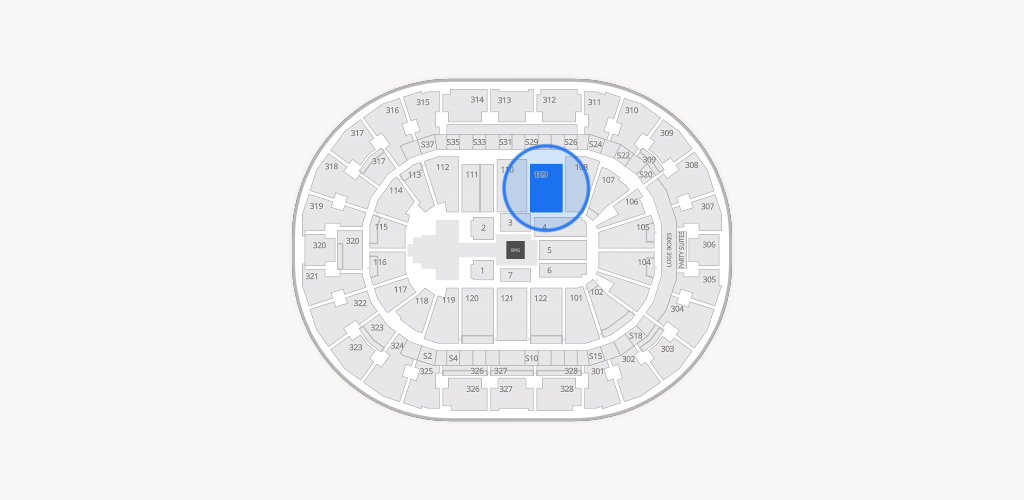 BOK Center Seating Chart