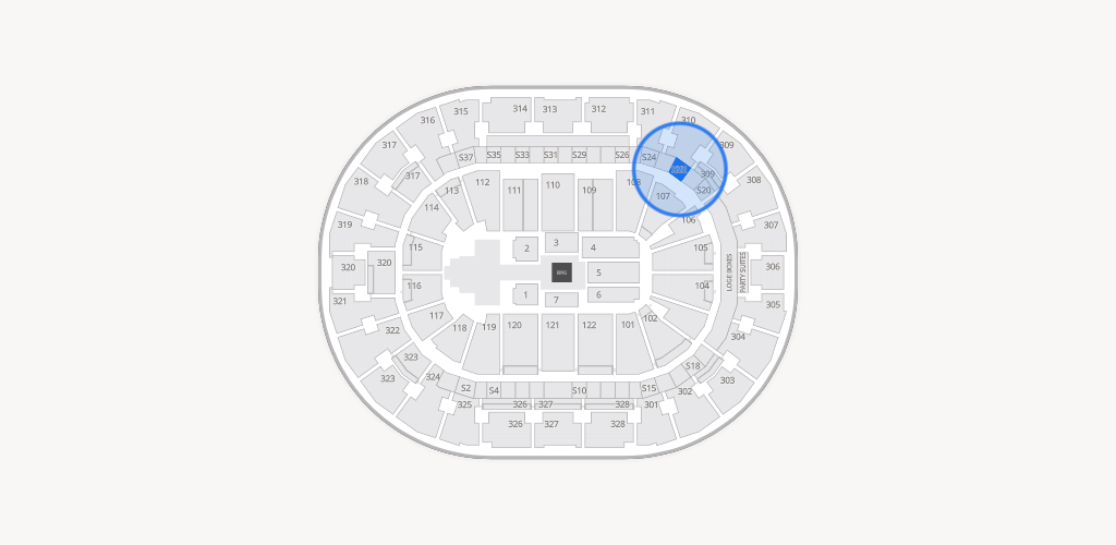 BOK Center Seating Chart