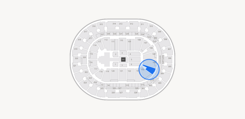 BOK Center Seating Chart