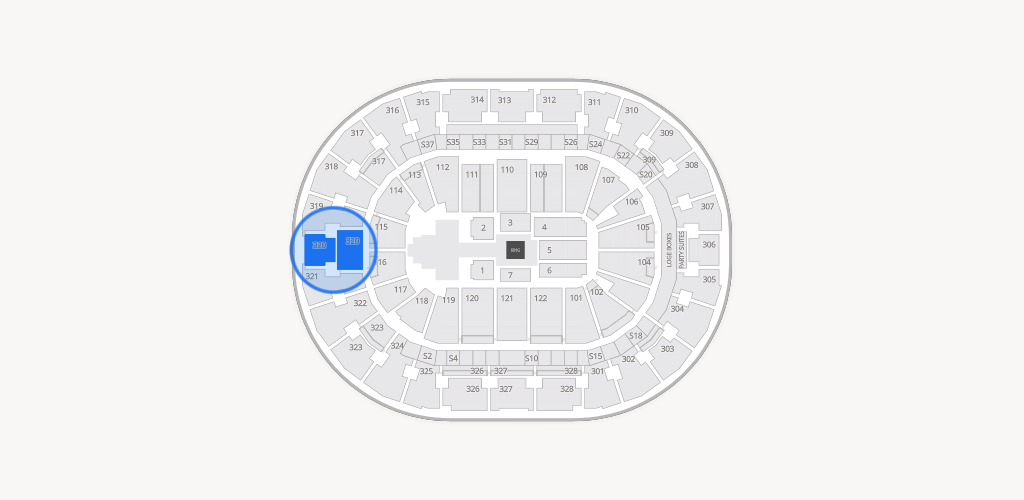BOK Center Seating Chart