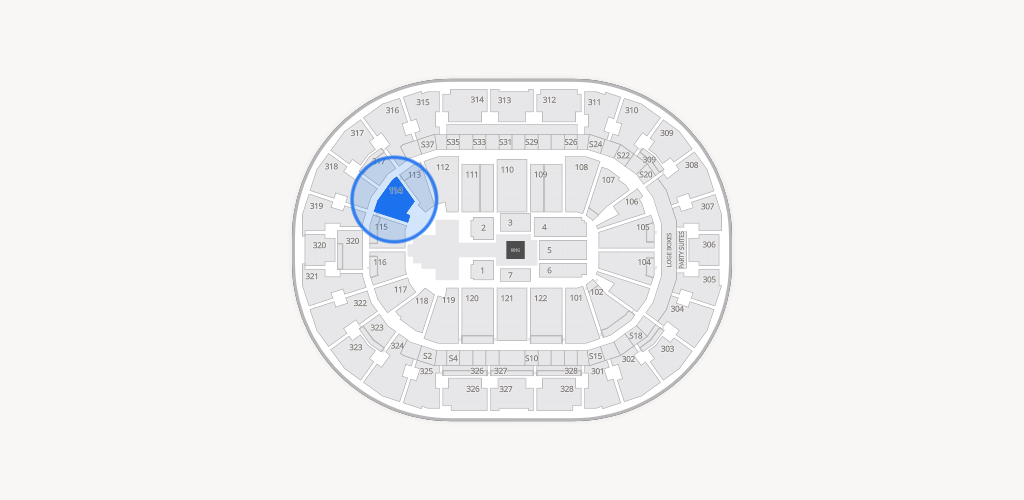 BOK Center Seating Chart