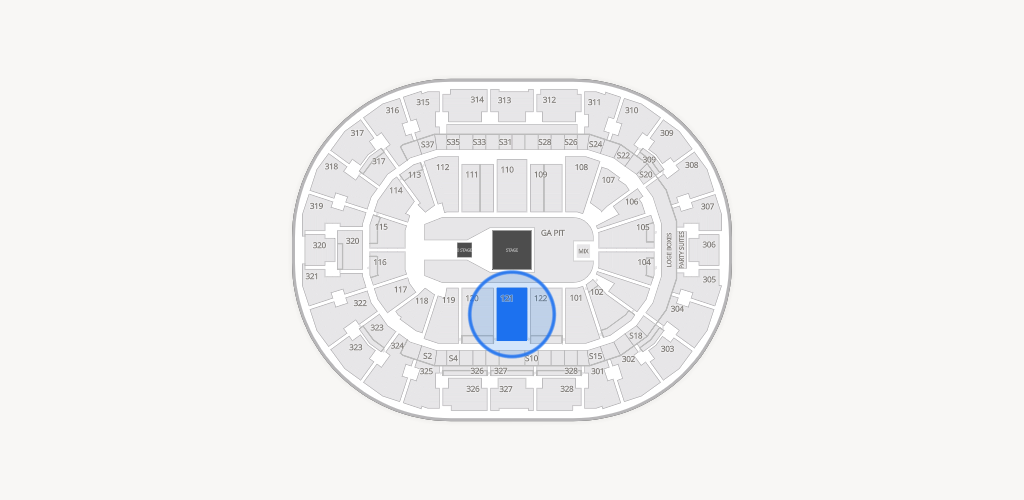 BOK Center Seating Chart