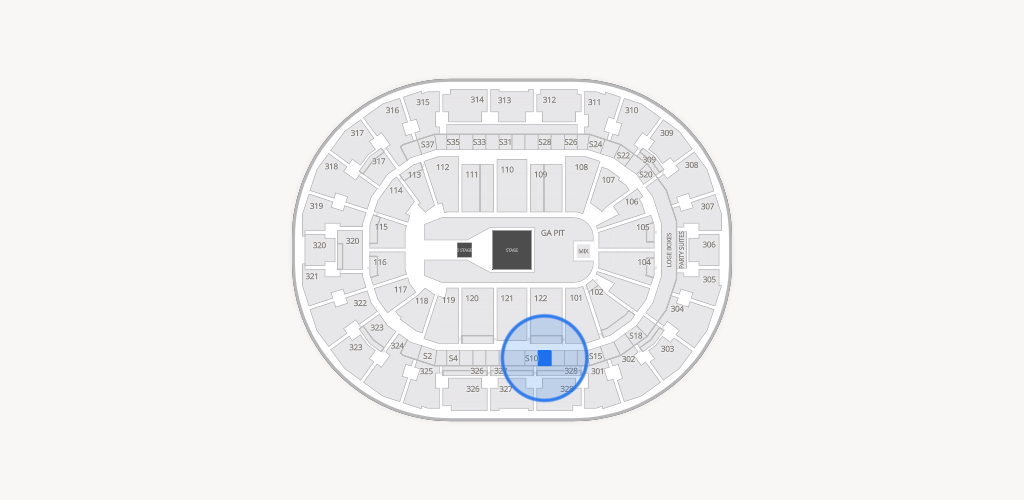 BOK Center Seating Chart