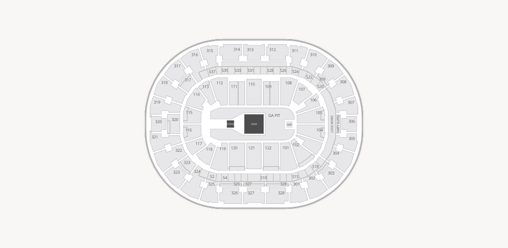 BOK Center Seating Chart