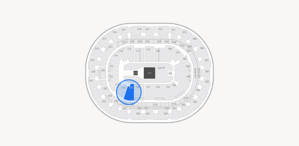 BOK Center Seating Chart