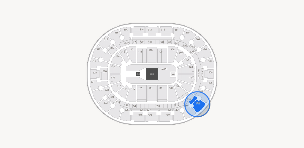 BOK Center Seating Chart