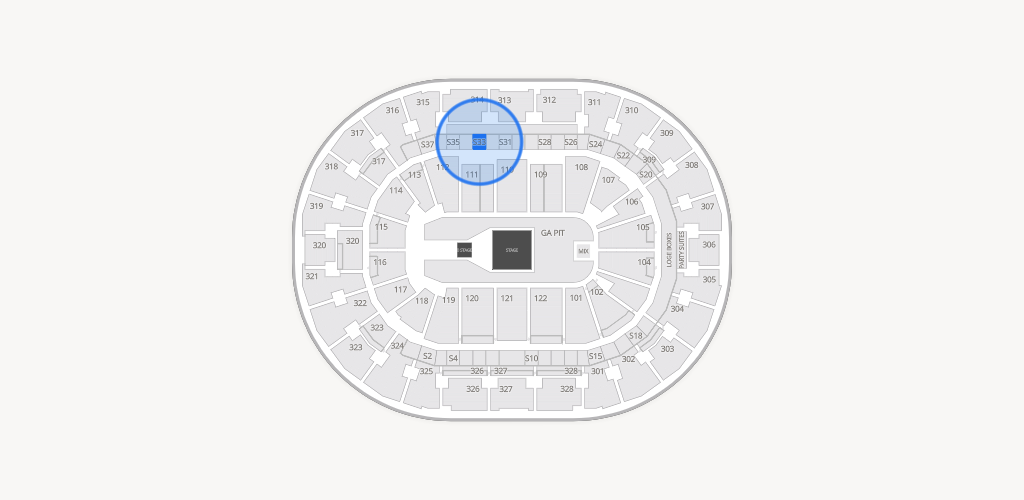 BOK Center Seating Chart