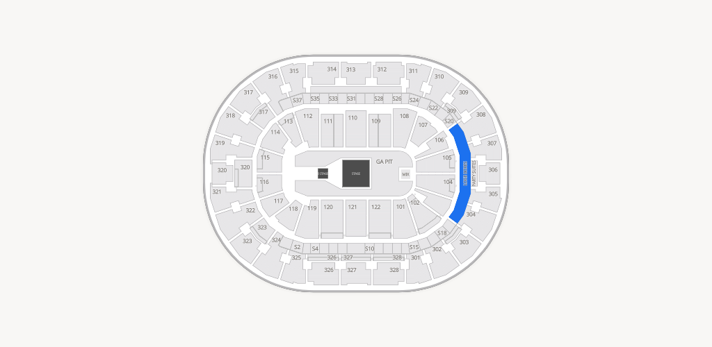 BOK Center Seating Chart