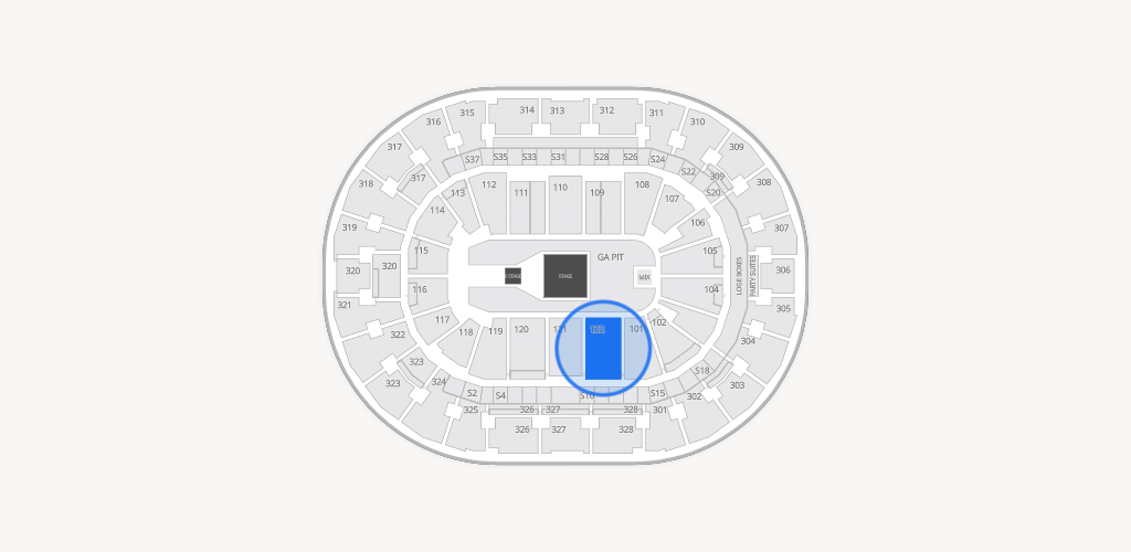 BOK Center Seating Chart