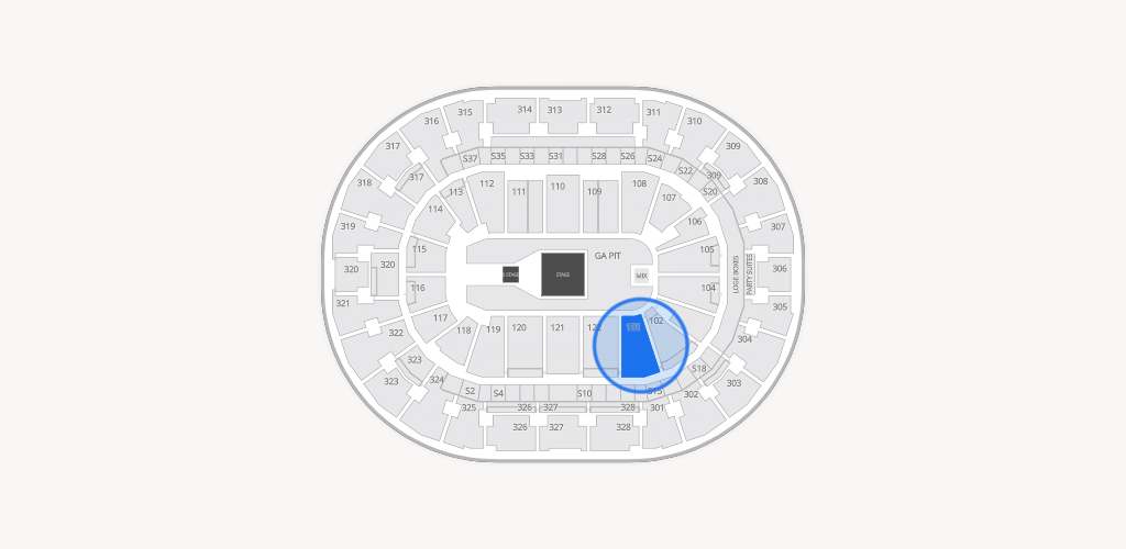 BOK Center Seating Chart