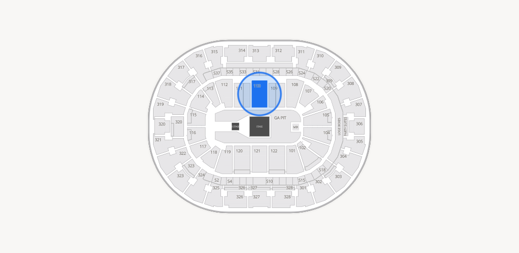 BOK Center Seating Chart