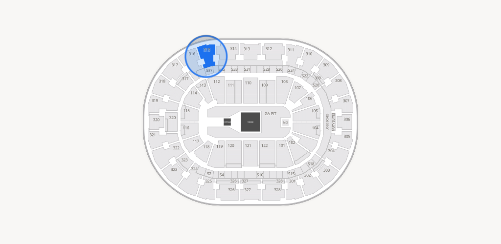 BOK Center Seating Chart