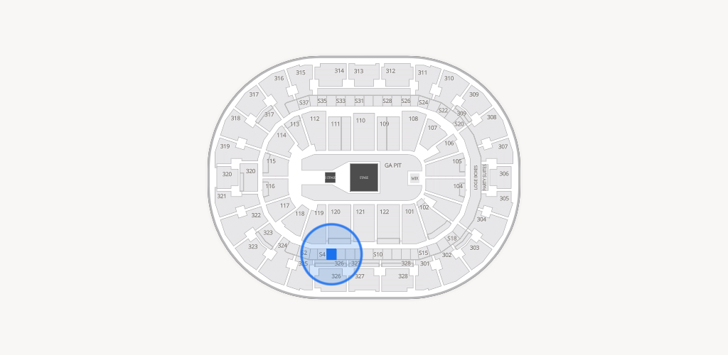 BOK Center Seating Chart