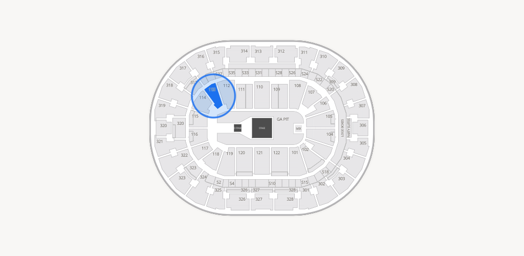 BOK Center Seating Chart