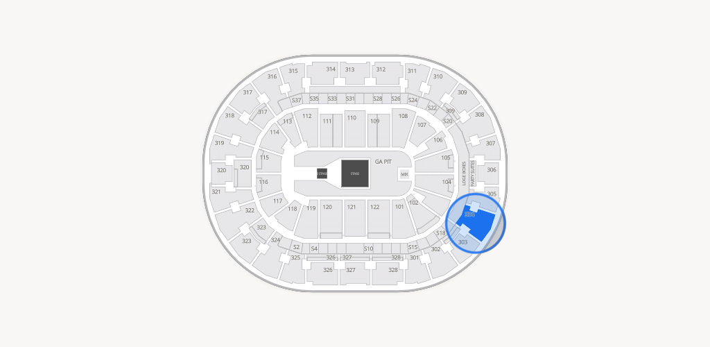 BOK Center Seating Chart