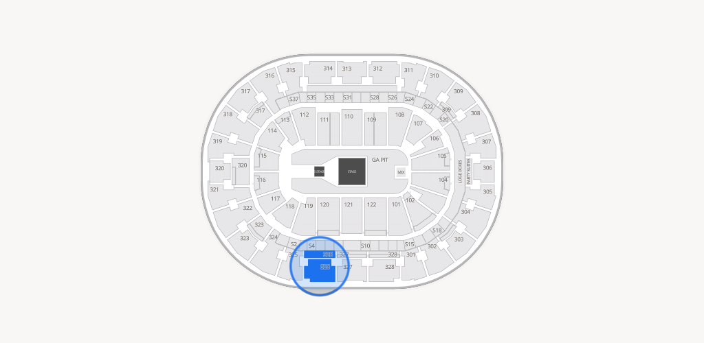 BOK Center Seating Chart
