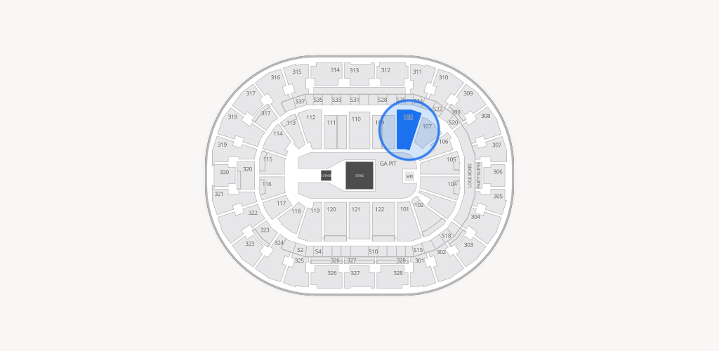 BOK Center Seating Chart