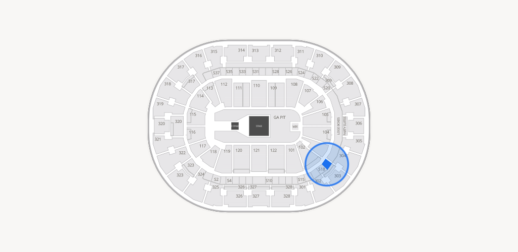 BOK Center Seating Chart