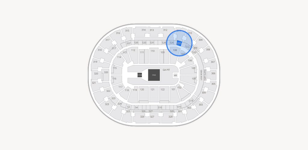 BOK Center Seating Chart
