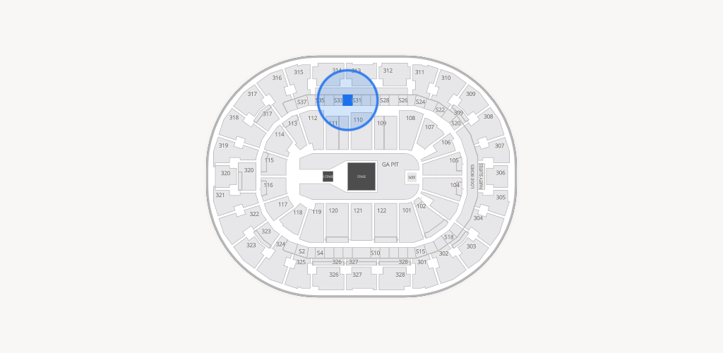 BOK Center Seating Chart