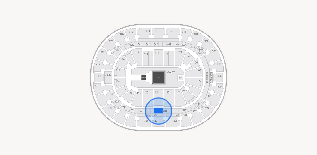 BOK Center Seating Chart