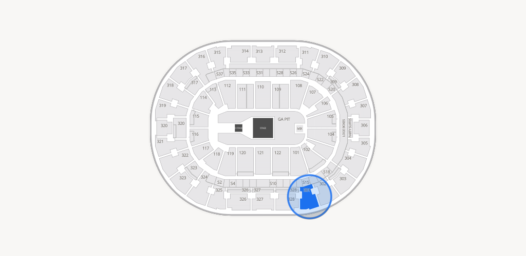 BOK Center Seating Chart
