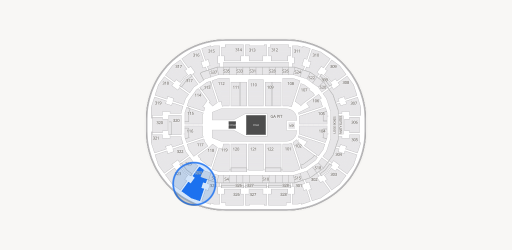 BOK Center Seating Chart