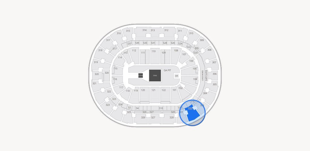 BOK Center Seating Chart