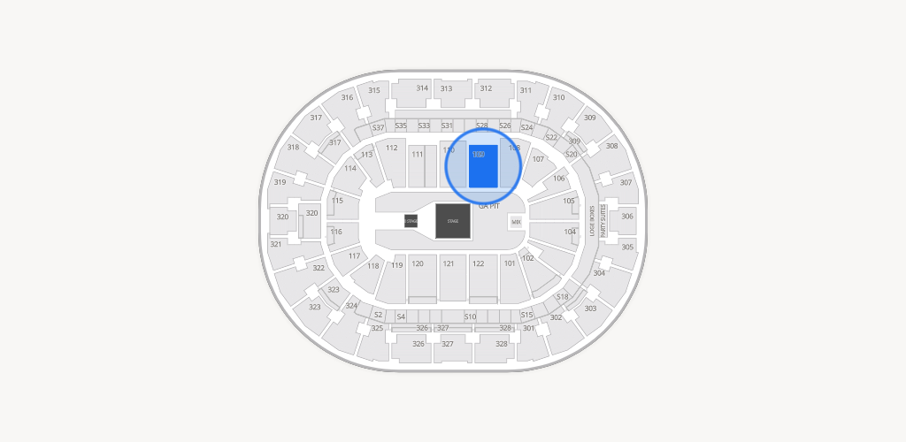BOK Center Seating Chart
