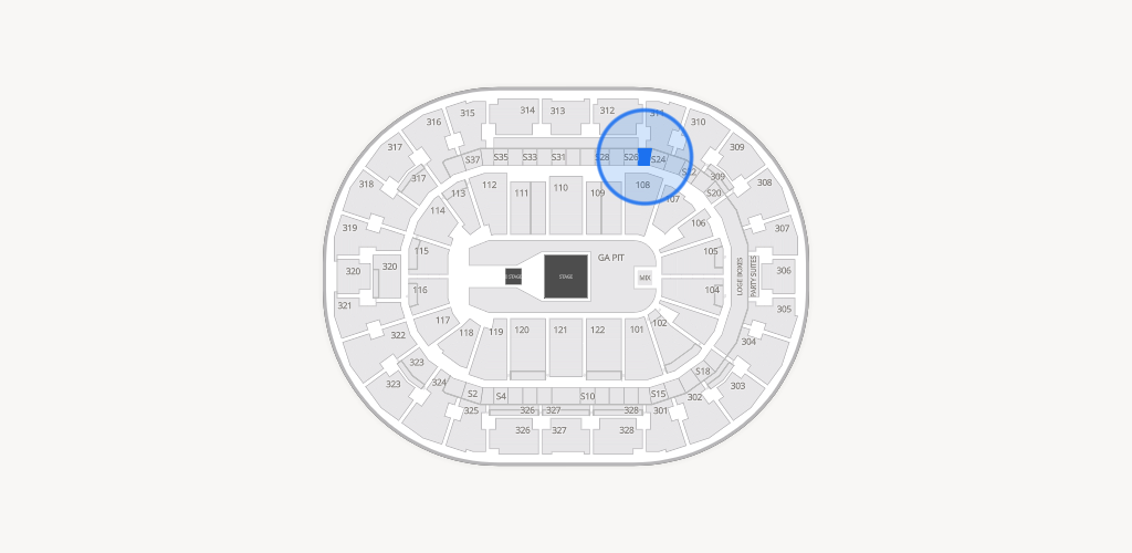 BOK Center Seating Chart
