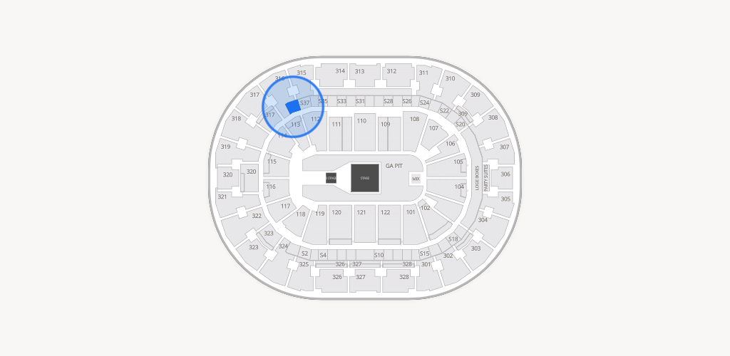 BOK Center Seating Chart