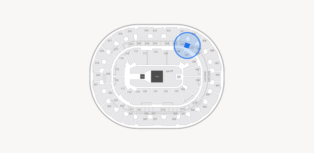BOK Center Seating Chart