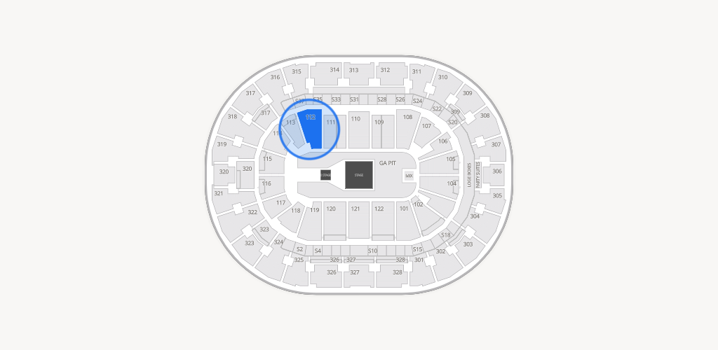 BOK Center Seating Chart
