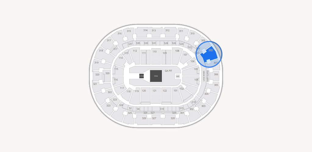 BOK Center Seating Chart