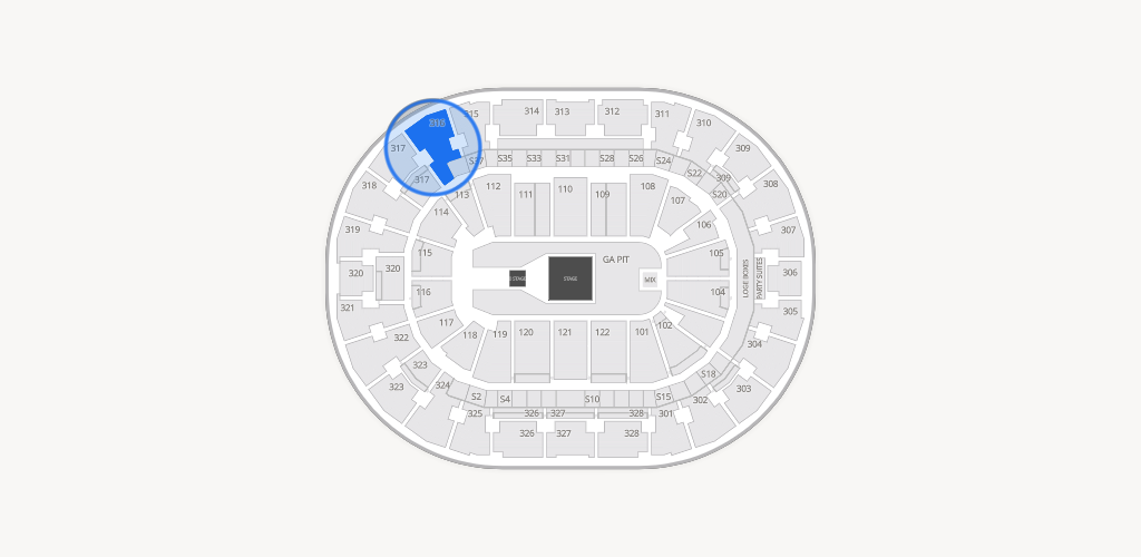 BOK Center Seating Chart