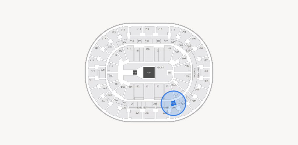 BOK Center Seating Chart
