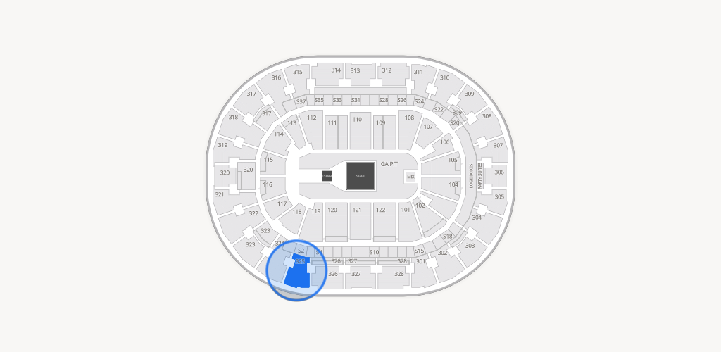 BOK Center Seating Chart