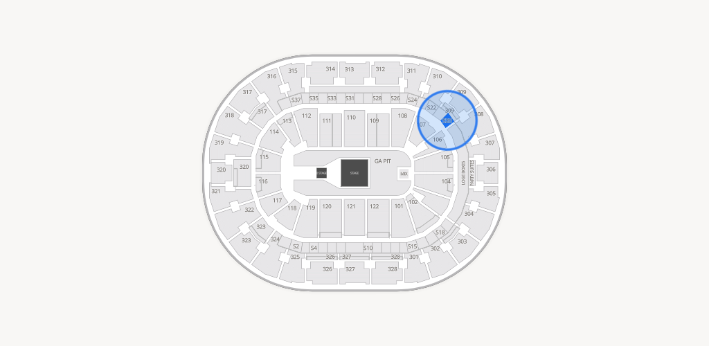 BOK Center Seating Chart