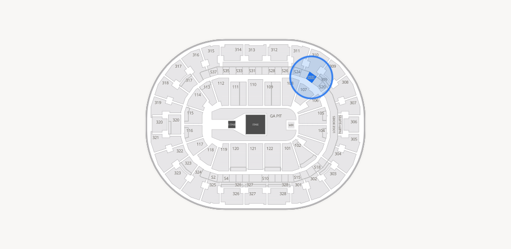 BOK Center Seating Chart