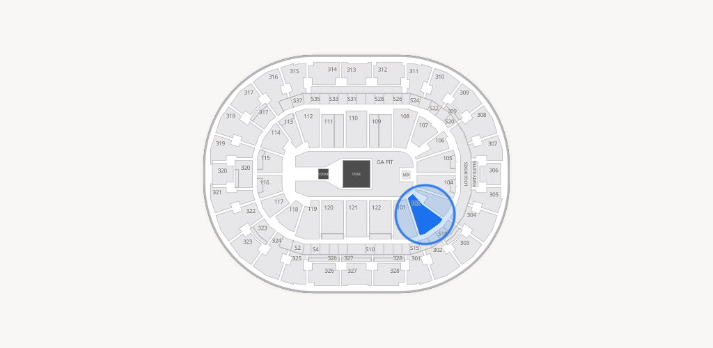 BOK Center Seating Chart