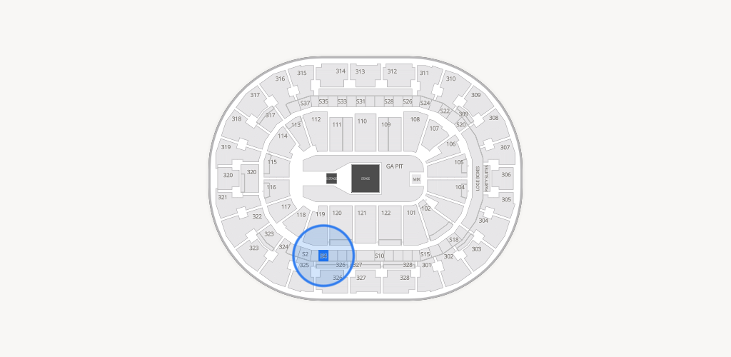 BOK Center Seating Chart