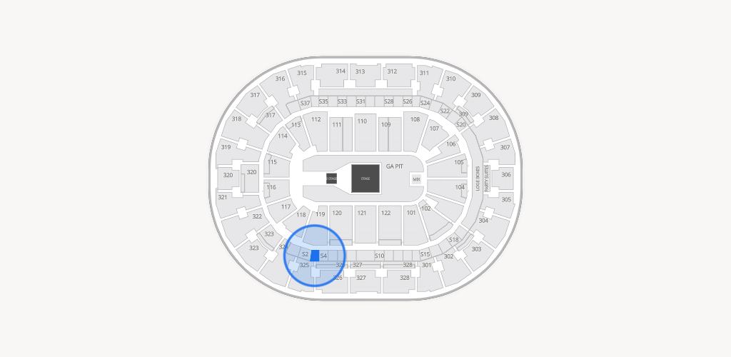 BOK Center Seating Chart