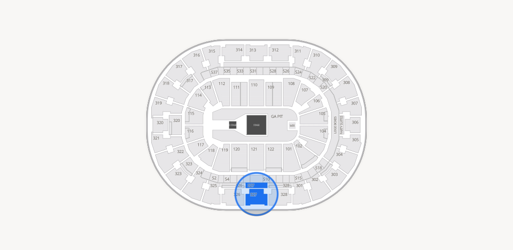 BOK Center Seating Chart