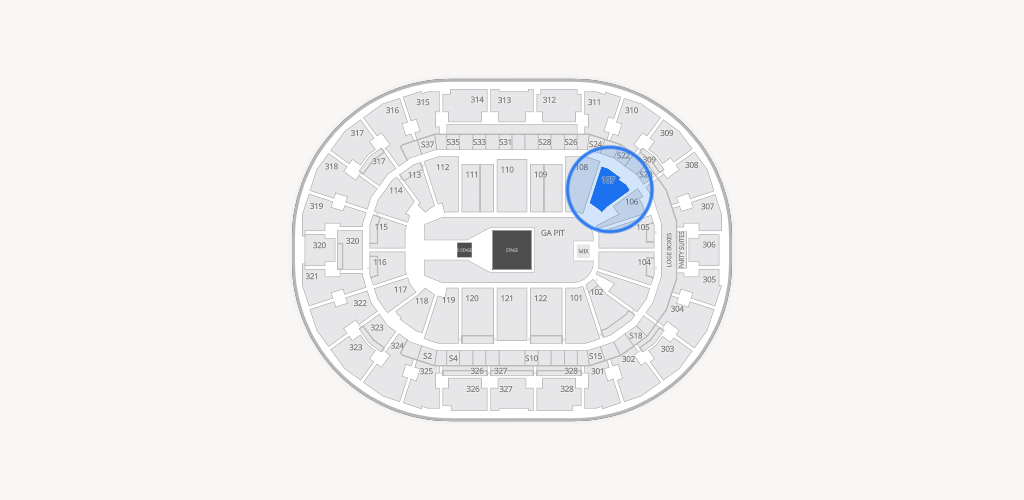 BOK Center Seating Chart