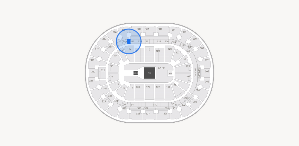BOK Center Seating Chart