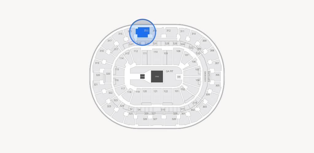 BOK Center Seating Chart