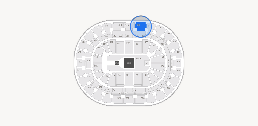 BOK Center Seating Chart
