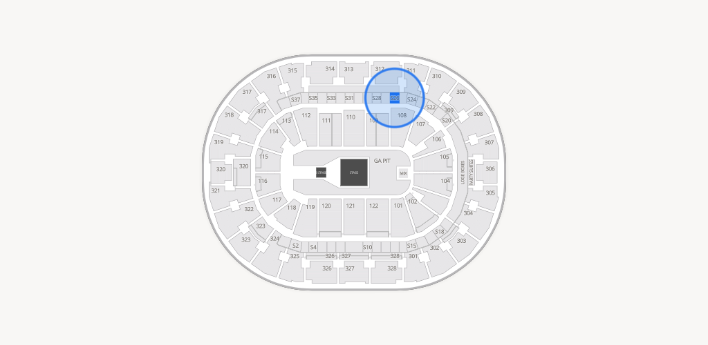 BOK Center Seating Chart
