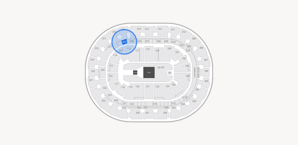 BOK Center Seating Chart