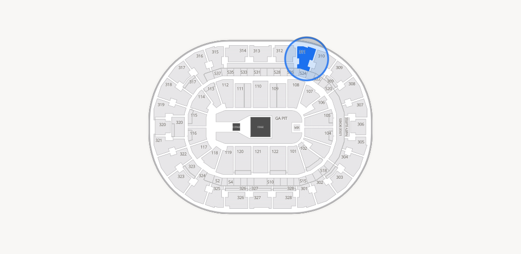 BOK Center Seating Chart